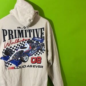 Primitive‎ Skateboarding Loud As Ever Racing Hoodie - Sand - Medium